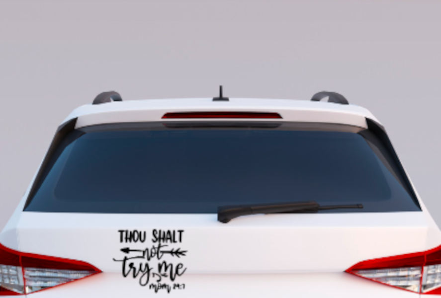 Thou shall not try me - Promo